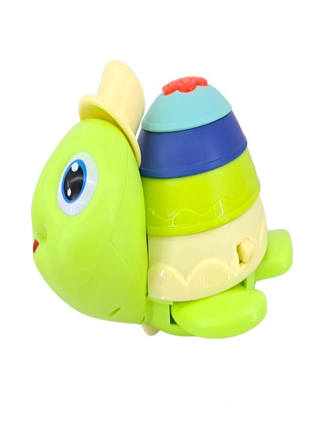 JNiL Push Back Friction Toy with Lighting Music tortise Toy (Pack of 1) - Image 3